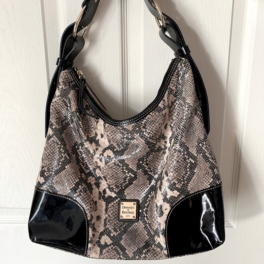 DOONEY & BOURKE 1975 SNAKESKIN PURSE